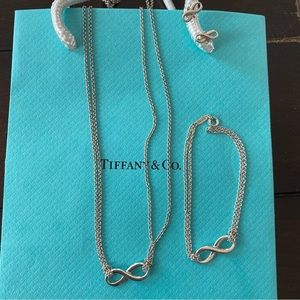 Tiffany and Co. Infinity Set - Necklace, Bracelet and Earrings